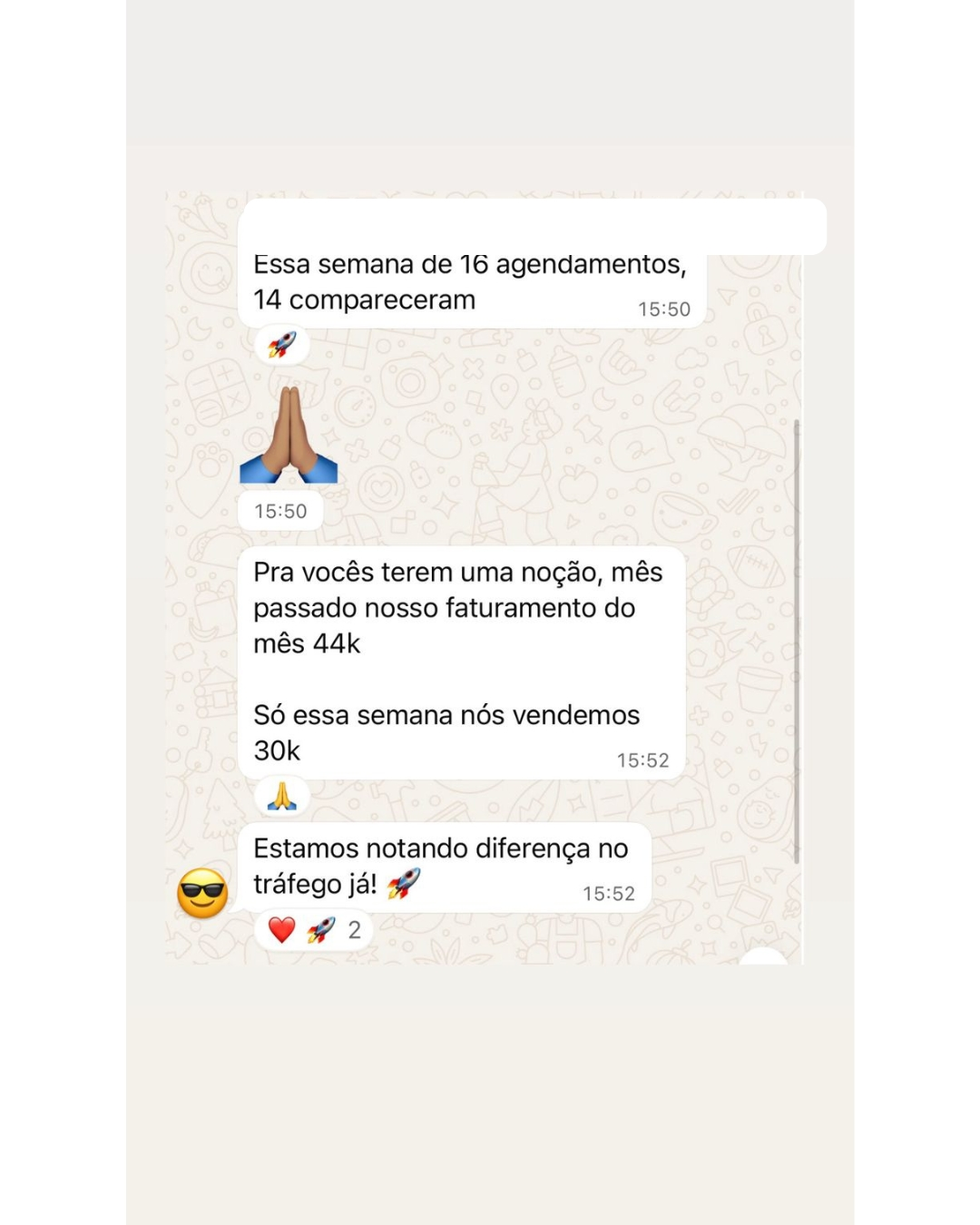 Print de depoimento 6