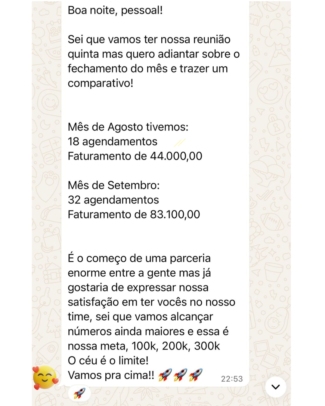 Print de depoimento 3