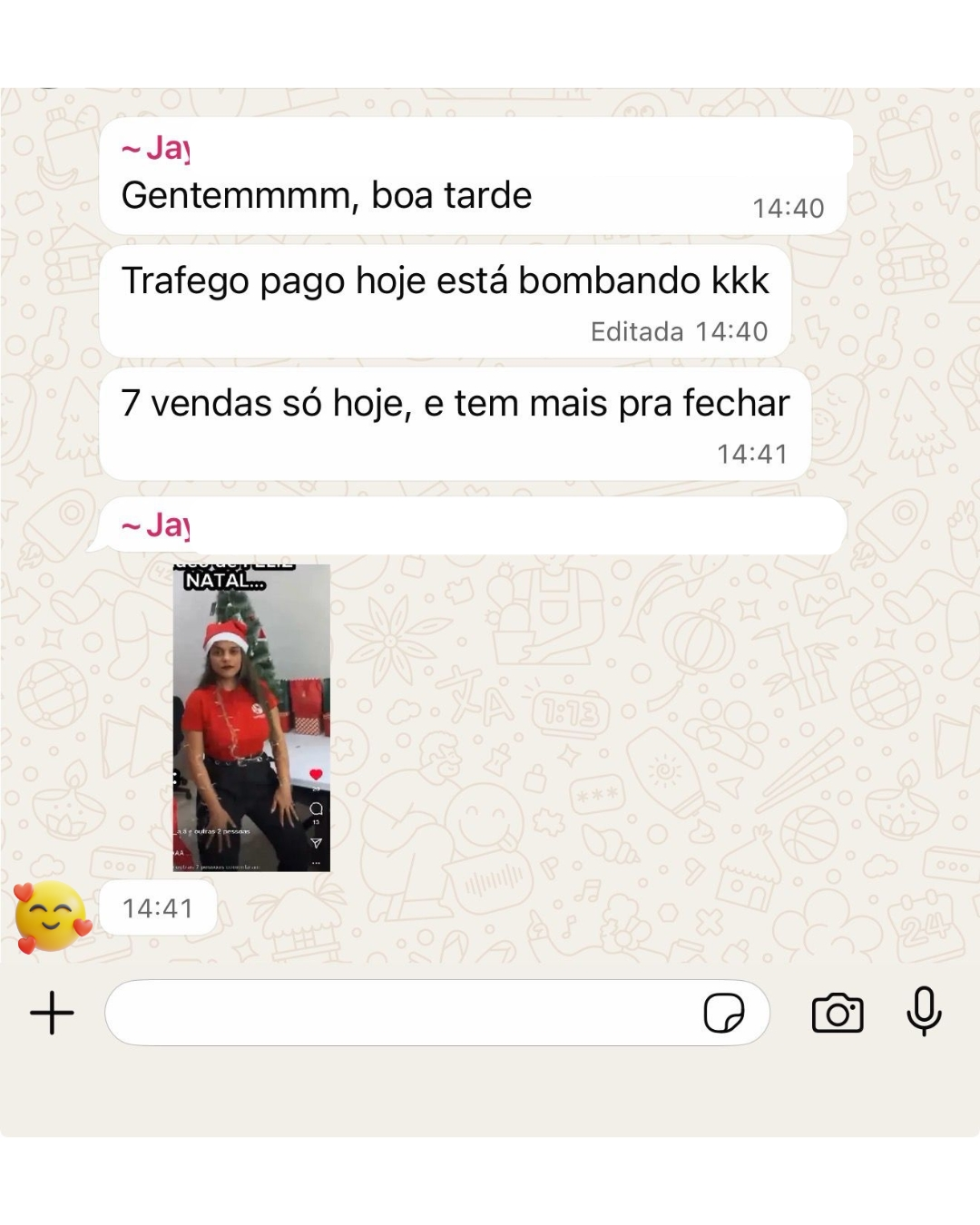 Print de depoimento 1