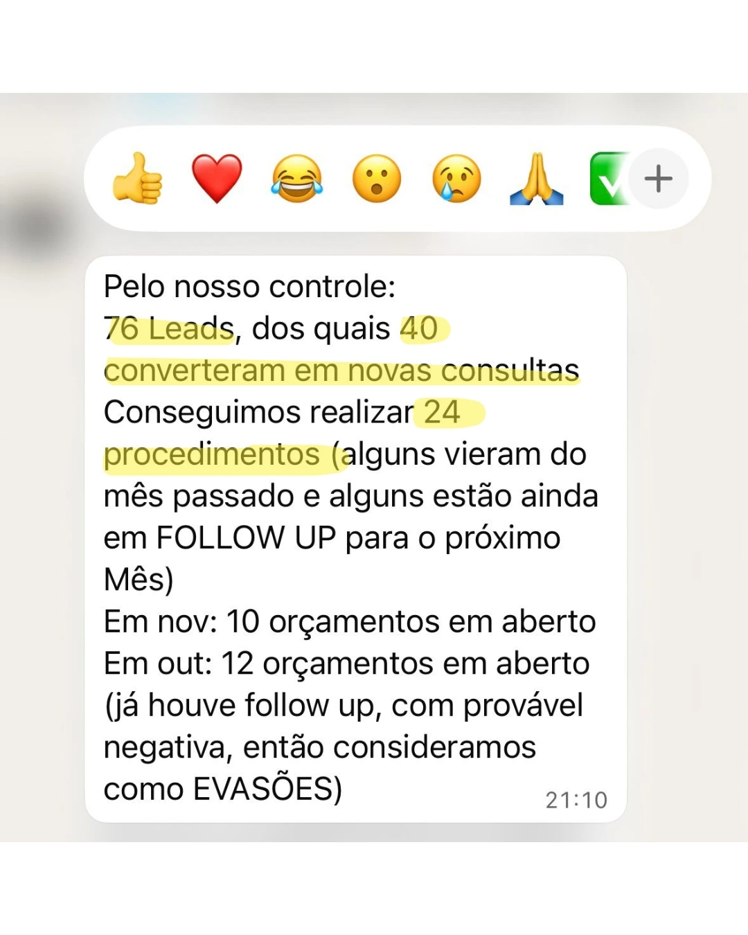 Print de depoimento 9