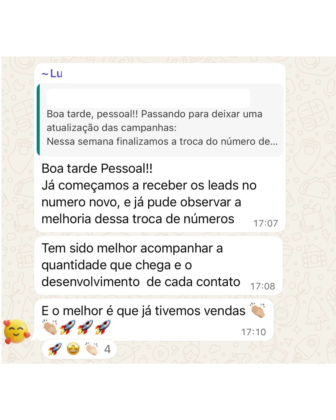Print de depoimento 8