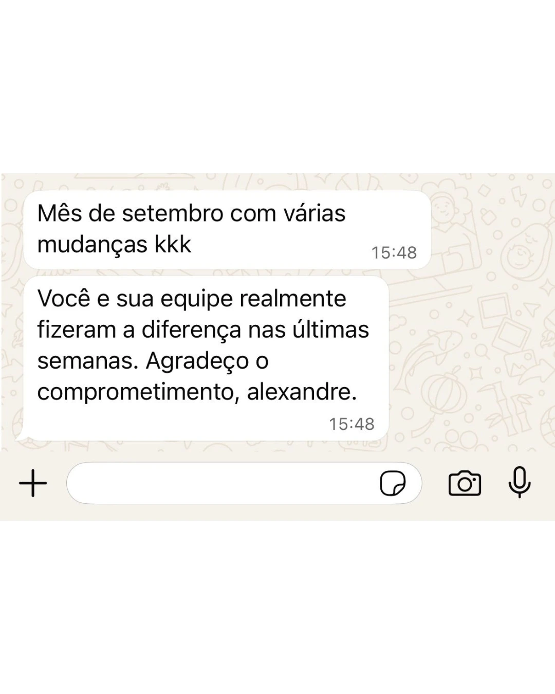 Print de depoimento 14